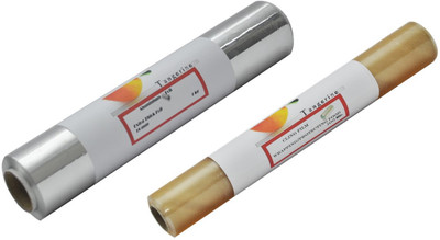 

Tangerine Cling Film with Aluminium Foil(Pack of 2, 76 m)