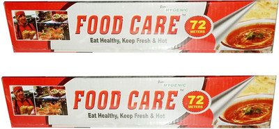 

FoodCare FOOD CARE Aluminium foil 72mtr x 2pcs Aluminium Foil(Pack of 2, 72 m)