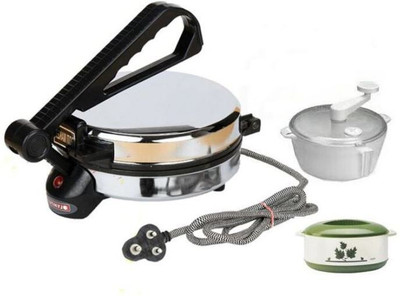 Deemark Dough Maker & Casserole Combo Pack Roti/Khakhra Maker(Black) available at flipkart for Rs.1469
