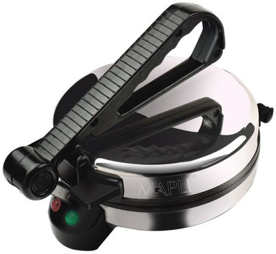 

Wonder World Jumbo Teflon Coated 1000w Roti/Khakhra Maker(Silver, Black)