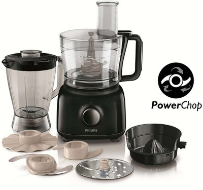 Philips HR 7629/90 650 W Food Processor(Black)