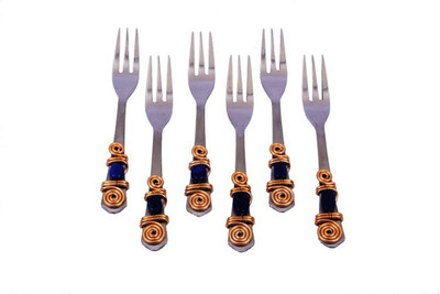 

JewelKraft Designs Stainless Steel Fruit Fork
