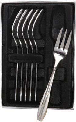 

Mullich Stainless Steel Dessert Fork Set(Pack of 6)