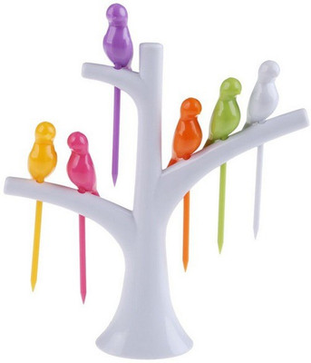 

BJA Plastic Fruit Fork Set(Pack of 7)