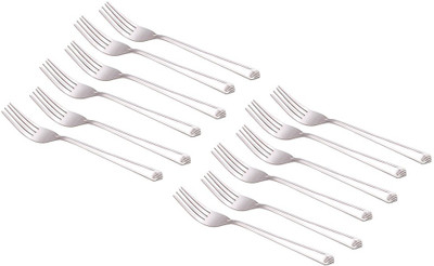 KOKO jazz Stainless Steel Dinner Fork Set(Pack of 12)