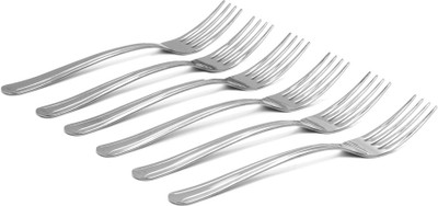 Tramontina Malibu Stainless Steel Table Fork Set(Pack of 6) Tramontina Malibu Stainless Steel Table Fork Set(Pack of 6)