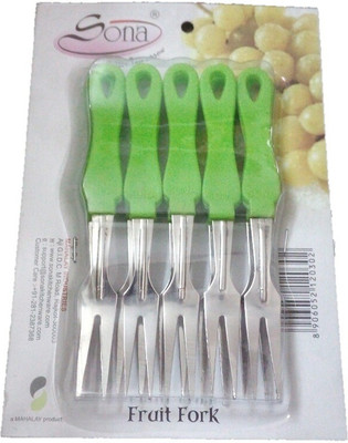 Sona Plastic Fruit Fork Set(Pack of 10)