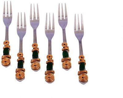 

JewelKraft Designs Stainless Steel Fruit Fork