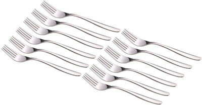 KOKO shell Stainless Steel Baby Fork Set(Pack of 12)