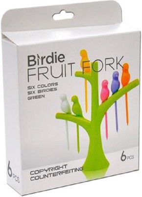Kosh Plastic Fruit Fork Set(Pack of 7)