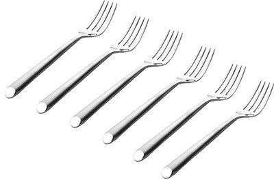 

FnS Aura Stainless Steel Table Fork Set(Pack of 6)