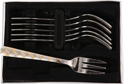 28% OFF on Mullich Milano Gold Stainless Steel Dessert Fork Set(Pack of 6) 28% OFF on Mullich Milano Gold Stainless Steel Dessert Fork Set(Pack of 6)