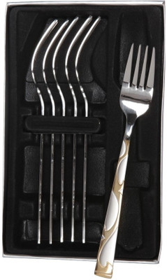 

Mullich Stainless Steel Table Fork Set(Pack of 6)