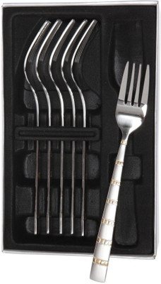 

Mullich Stainless Steel Table Fork Set(Pack of 6)