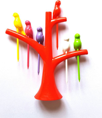 PremiumDeals Plastic Fruit Fork Set(Pack of 7) available at flipkart for Rs.81