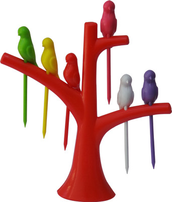 

Jas bf-1 Plastic Fruit Fork Set(Pack of 7)