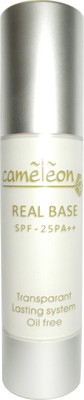 Flipkart - Cameleon Real Base SPF – 25 PA++ Transparant Lasting System Oil Free Foundation(coler no. 02, 60 ml)