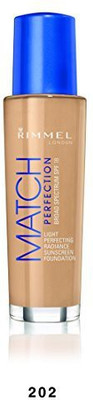 

Rimmel London LONDON Match Perfection SPF 18 Sunscreen Foundation(Nude, 30 ml)