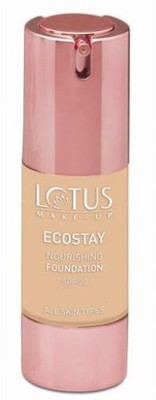 

Lotus Ecostay Nourishing SPF20 Foundation(L4-Hazelnut Star, 30 ml)