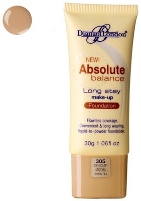 

Diana of London Absolute Balance Long Stay Make Up Foundation305Delicate Mocha 30 GM Foundation(305-Delicate Mocha, 30 g)