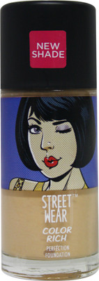 

Street Wear Warm Beige Color Rich Perfection 30 Ml Foundation(Warm Beige)