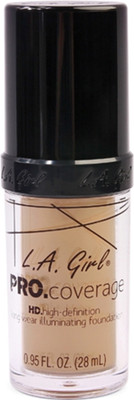 

L.A. Girl COVERAGE HD FOUNDATION Foundation(BEIGE, 28 ml)
