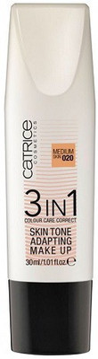 

Catrice 3 in 1 Colour Care Correct Skin Tone Adapting Make Up 020-Medium Skin Foundation(Medium Skin)