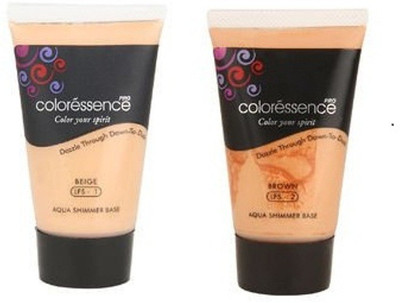 

Coloressence Aqua Shimmer Base Foundation(Beige, Brown)