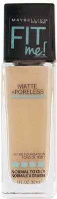 

Maybelline New York Fit Me Matte Plus Poreless Foundation(Warm Nude, 30 ml)