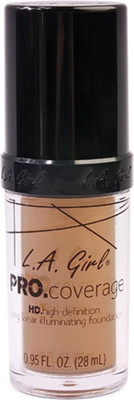 

L.A. Girl COVERAGE HD FOUNDATION Foundation(SOFT HONEY)