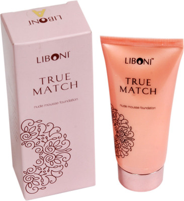 

Liboni True Match nude mousse Foundation(Brown, 50 g)