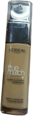 

L'Oreal Paris True Match Super Blendable Foundation(GOLDEN BEIGE - 3.D/3.W, 30 ml)