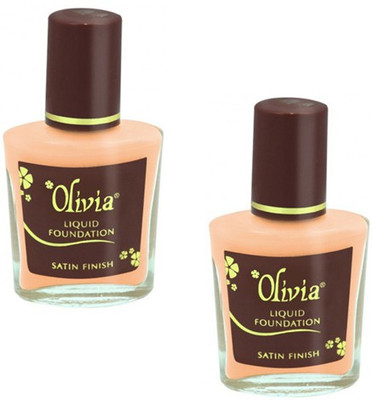 

Olivia Liquid Foundation Satin Finish Pack of 2 Foundation(4 Sunset Rouge, 28 ml)