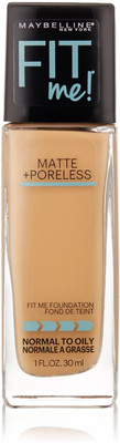 

Maybelline New York Fit Me Matte Plus Poreless Foundation(Sun Beige, 30 ml)