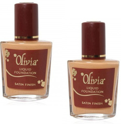 

Olivia Liquid Foundation Satin Finish Pack of 2 Foundation(1 Satin Ivory)