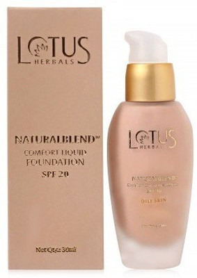 

Lotus Natural blend comfort liquid foundation spf -20 Foundation(330-Soft Cameo, 30 ml)