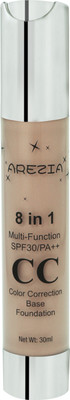 

Arezia 8 in 1 Gel Base CC Foundation(Ivory-102, 30 ml)