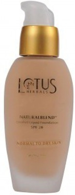 

Lotus Natural Blend Comfort Liquid Spf-20 Foundation(Soft Cameo (Nude), 30 ml)