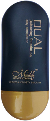 

KASCN ORIGINAL MENOW GENERATION - II DUAL BALANCING FOUNDATION SILKY COMPLEXION FOR ALL TYPE OF SKIN TONE Foundation(BEIGE 02)