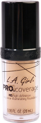 

Makeup Revolution HD PRO COVERAGE Foundation(PORCELAIN, 28 ml)