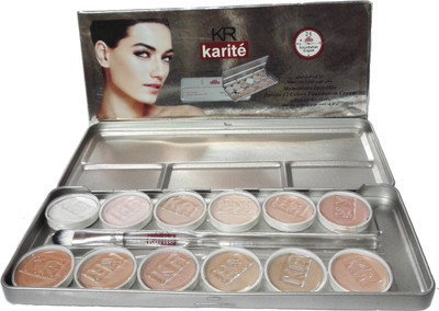 

Out Of Box Karite 12 Shades Make-up Base Concealer Foundation(12 Colors pallate, 60 g)
