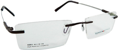 

Tommy Style Rimless Rectangle Frame(50 mm