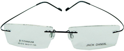 

B-Titanium Rimless Rectangle Frame(50 mm