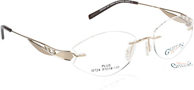 

Glitters Rimless Oval Frame(51 mm