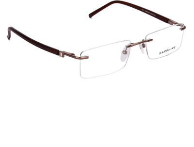 

Sapphire Rimless Rectangle Frame(53 mm