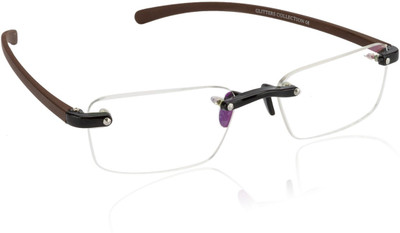 Glitters Rimless Rectangle Frame(50 mm