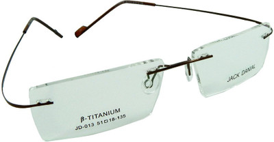 

B-Titanium Rimless Rectangle Frame(51 mm