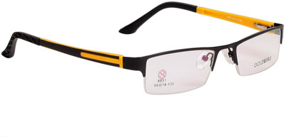 

Gold Berg Half Rim Rectangle Frame(50 mm