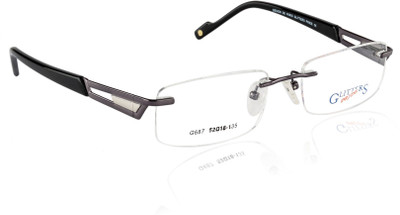 Glitters Rimless Rectangle Frame(53 mm