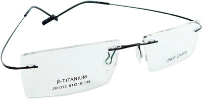 

B-Titanium Rimless Rectangle Frame(51 mm